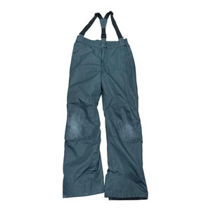 Mountain Warehouse Snow Pants Youth 13 Years Blue Waterproof Adjustable Bib Ski
